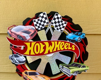 Hot Wheels Track Cake Topper for Party Decor Birthday Customization