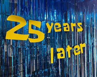 Custom birthday years later banner ONLY - Sponge Bob Theme