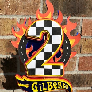 Race Car Cake Topper