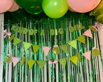 Pickle Theme Birthday Banner