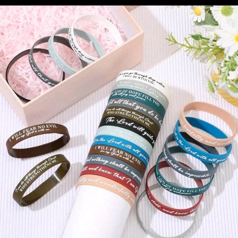 Christian Quotes Bracelet Etsy