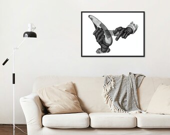El Güirito Digital Art Print