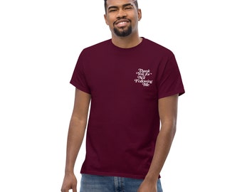 T-shirt classica Grazie per non avermi seguito