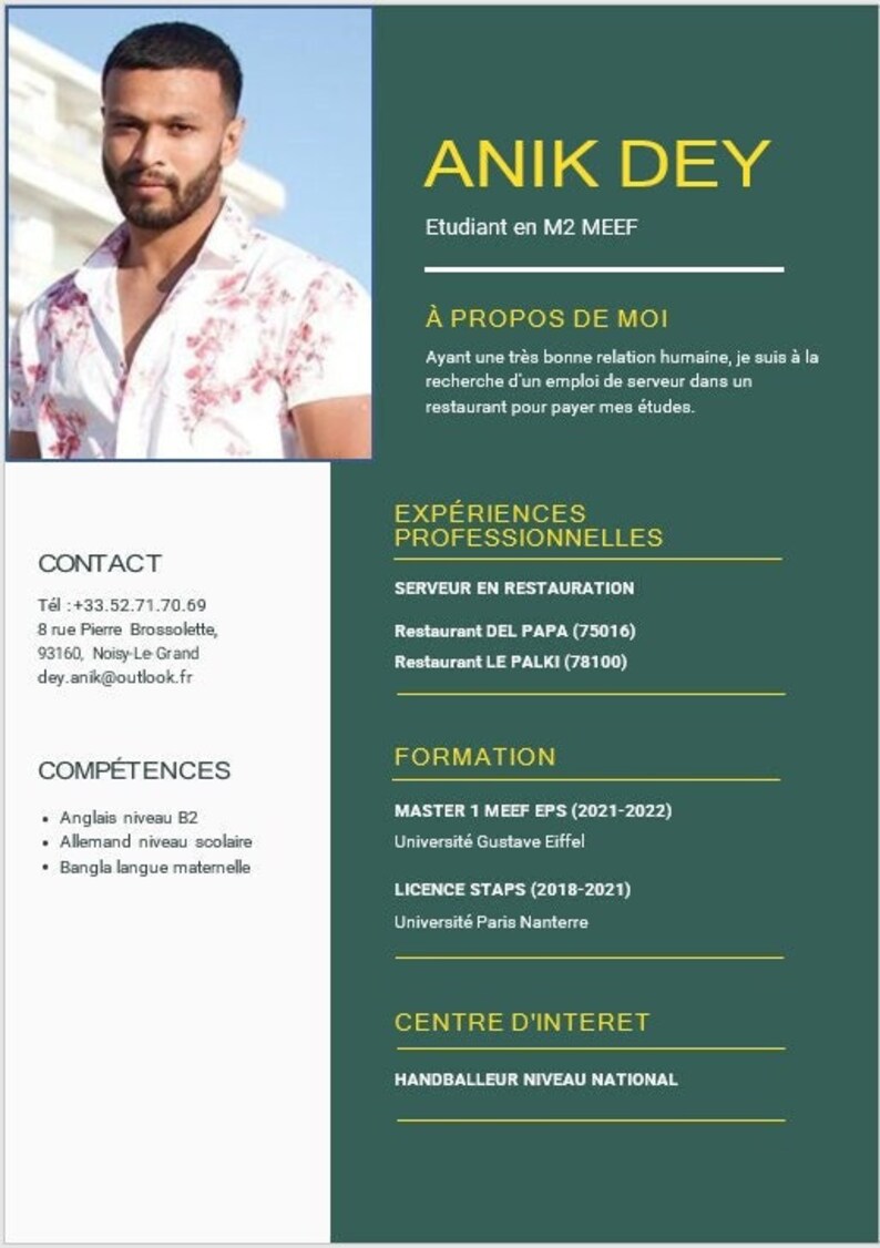 Simple And Effective Resume Template Etsy simple-and-effective-resume-template-etsy