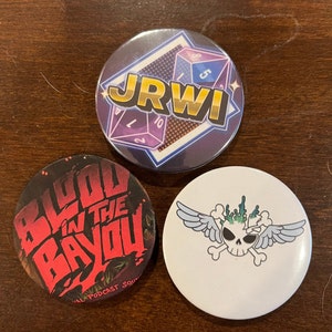 Just Roll With It Logo Pins - 2inch pin set
