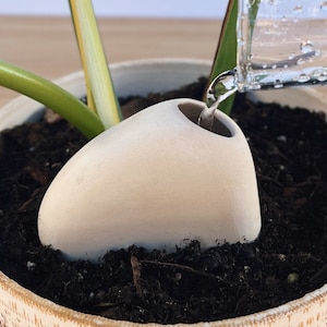 Self-watering planter – premium, 100% ceramic, made in Italy, unique planter for indoor plants | perfect gift for plant lovers