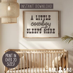 Cowboy Nursery Print, Western Nursery Art, Cowboy Wall Art, Nursery Decor, Cowboy Prints, Cowboy Room Decor, Country Nursery Art
