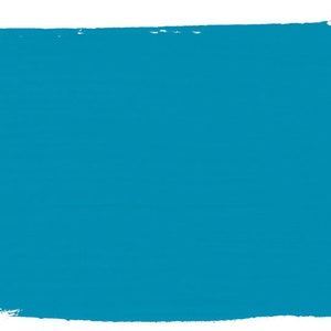 K&ouml;nnte beinhalten: Ein einfarbiger blaugr&uuml;ner Farbmuster. Die Farbe ist ein leuchtendes, mittleres Blau.
