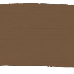 May include: A solid brown paint swatch with a rough, textured surface.