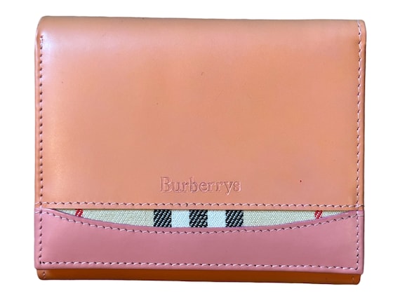 Vintage Burberry Leather Wallet 