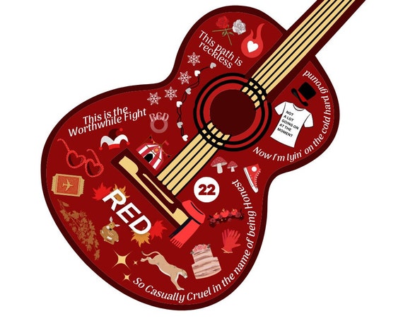 Taylor swift online red electric guitar