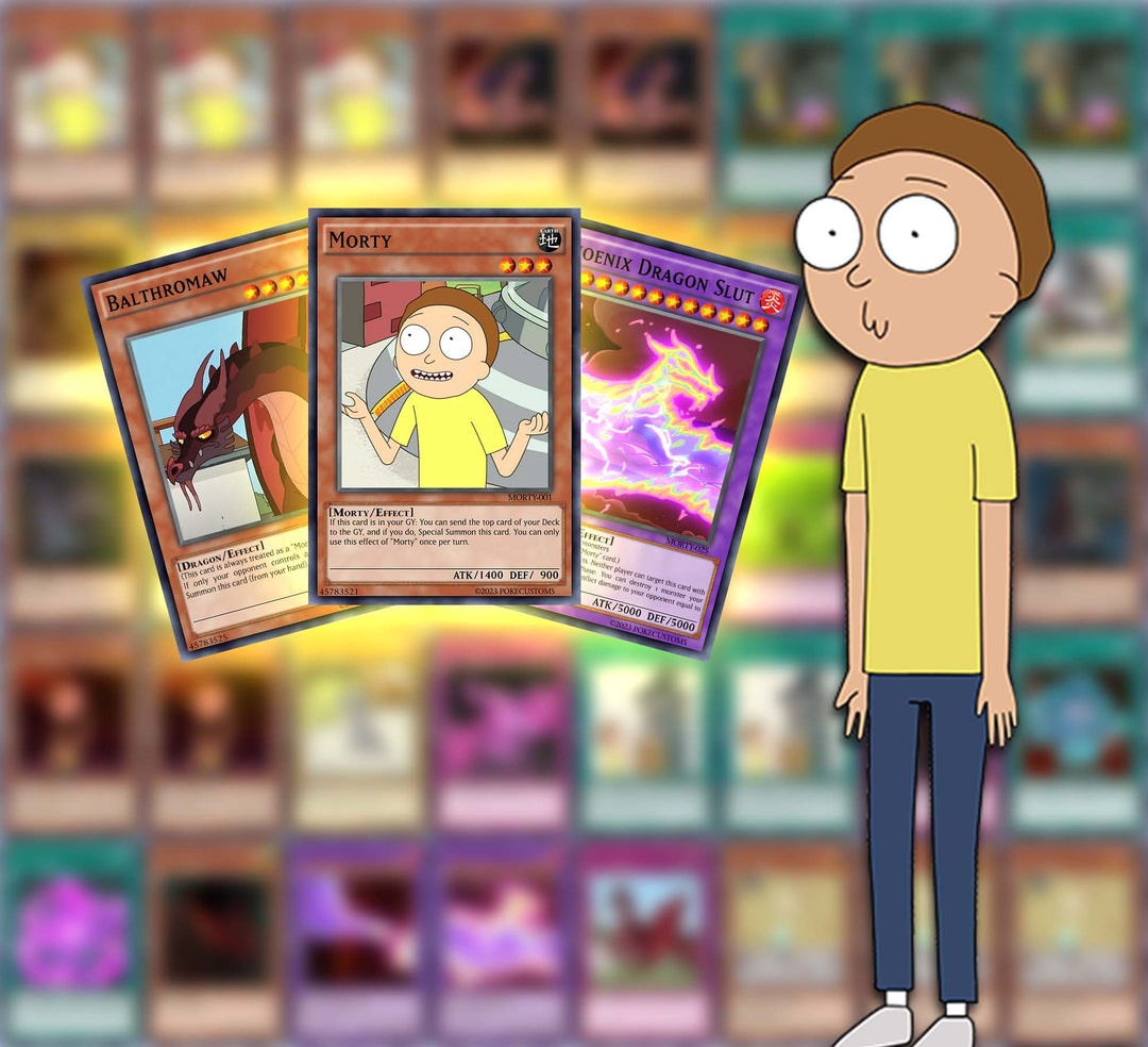 Morty Deck Anime Style 40 Orica Cards common Etsy