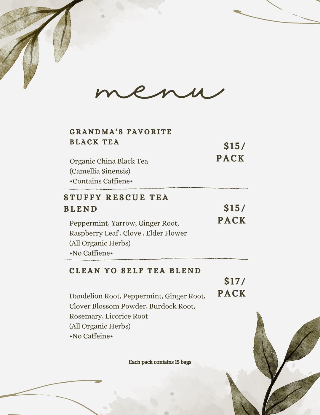 Stuffy Rescue Blend - Etsy