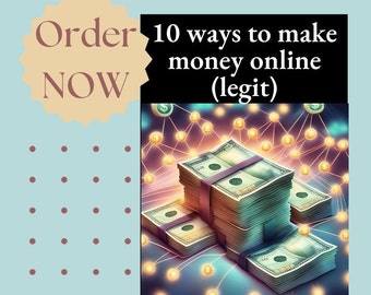 10 ways to make money online (legit) - guide - book - earn dollars - freelancing - students - freshers - experienced - side hustles