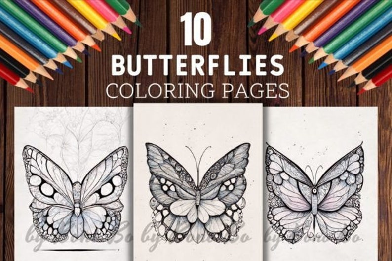 10 Stunning Butterfly Coloring Pages for All Ages
