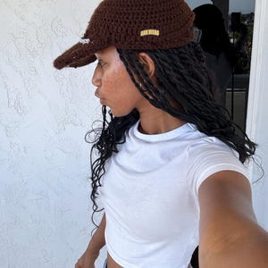 crochet baseball cap