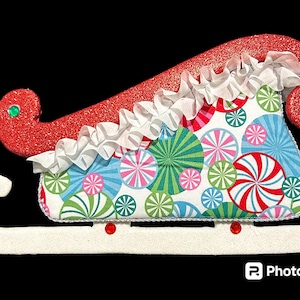 Sleigh Wreath Attachment, Candy sleigh themed Attachment #WAAM