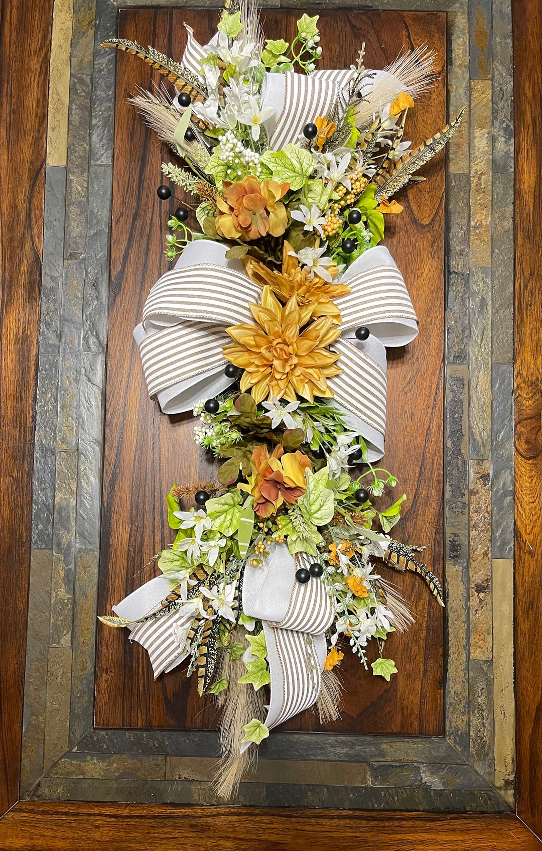 Swag Table Scape Centerpiece Wall Hanging Etsy