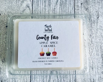 Caramel Apple Soy Wax Melts: County Fair Scent
