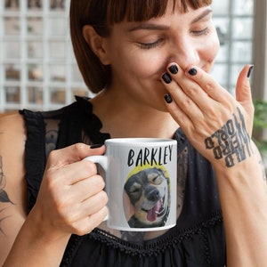 Personalized Dog Mugs | Custom Pet Mug with name + photo | Custom Dog Mug | Dog Coffee Cup | Personalized Pet Mugs | Personalized  Mug |