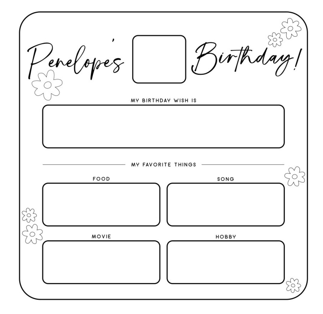 Custom Birthday Board Its My Birthday Sign Dry Erase Board Dry Erase