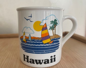 Vintage Hawaii Souvenir Mug