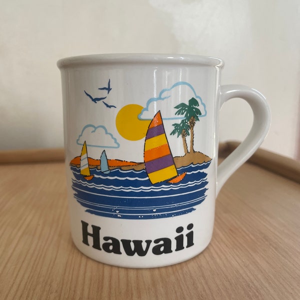 Vintage Hawaii Souvenir Mug