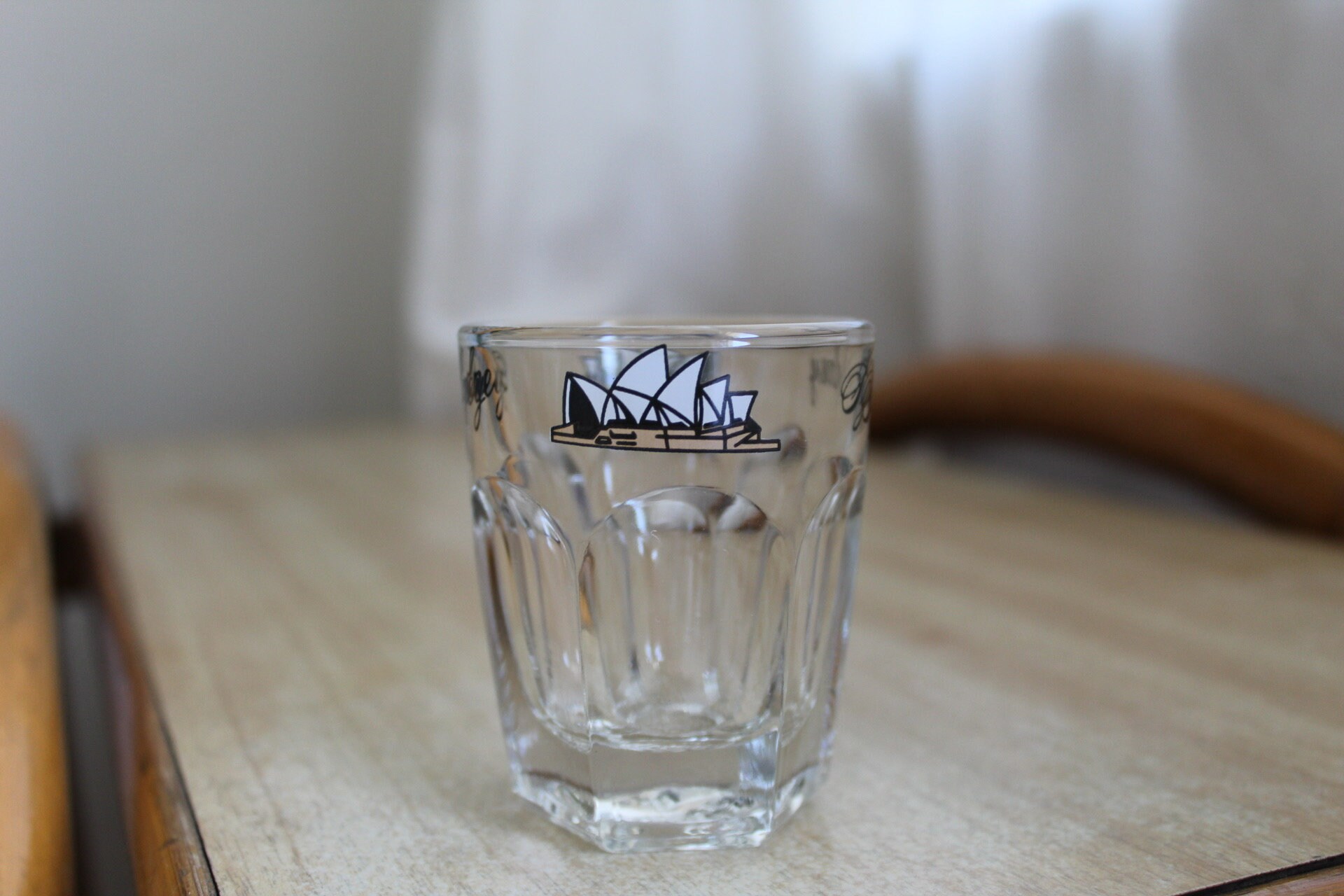 Sydney Australia Landmarks Shot Glass - Souvenir Collage Design 2.25 Inch Tall
