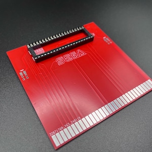 Test Cart PCB dla Sega Genesis / Mega Drive z 42-pinowym gniazdem EPROM Reprodukcja
