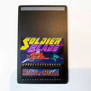 Soldier Blade NEC Turbo Grafx 16 Repro Home Brew HuCard Turbografx SHMUP - Not for Analogue - Real Hardware Only