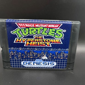 TMNT The Hyperstone Heist Sega Genesis Cartridge Repro