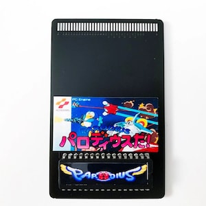 Parodius Da! NEC TurboGrafx-16 TG16 HuCard SHMUP Gra wideo