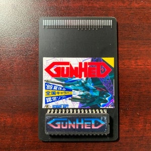 GunHed SHMUP Turbo Grafx 16 HuCard Turbografx16 TG16 NEC - Not for Analogue - Real Hardware Only