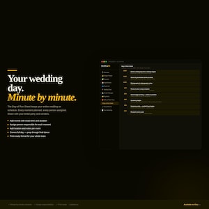 Wedding Planner Dashboard – Budget, Guest List, Seating Chart (Digital Download) image 10