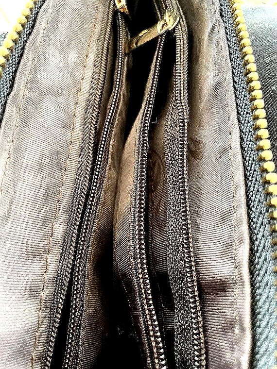 Authentic Michael Kors Black Python Leather Bag •… - image 5