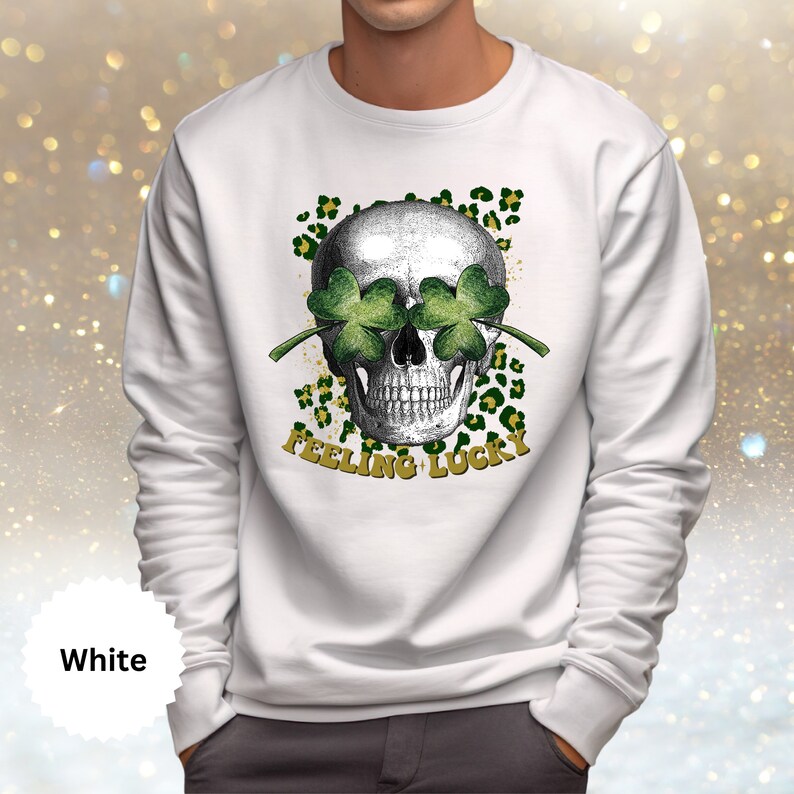 skull st patricks day shirts
