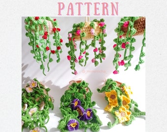 Flower baskets crochet pattern pdf,