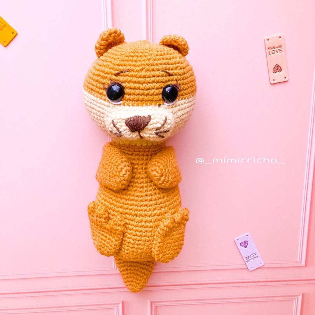 Alice la nutria nutriologa amigurumi pdf pattern México