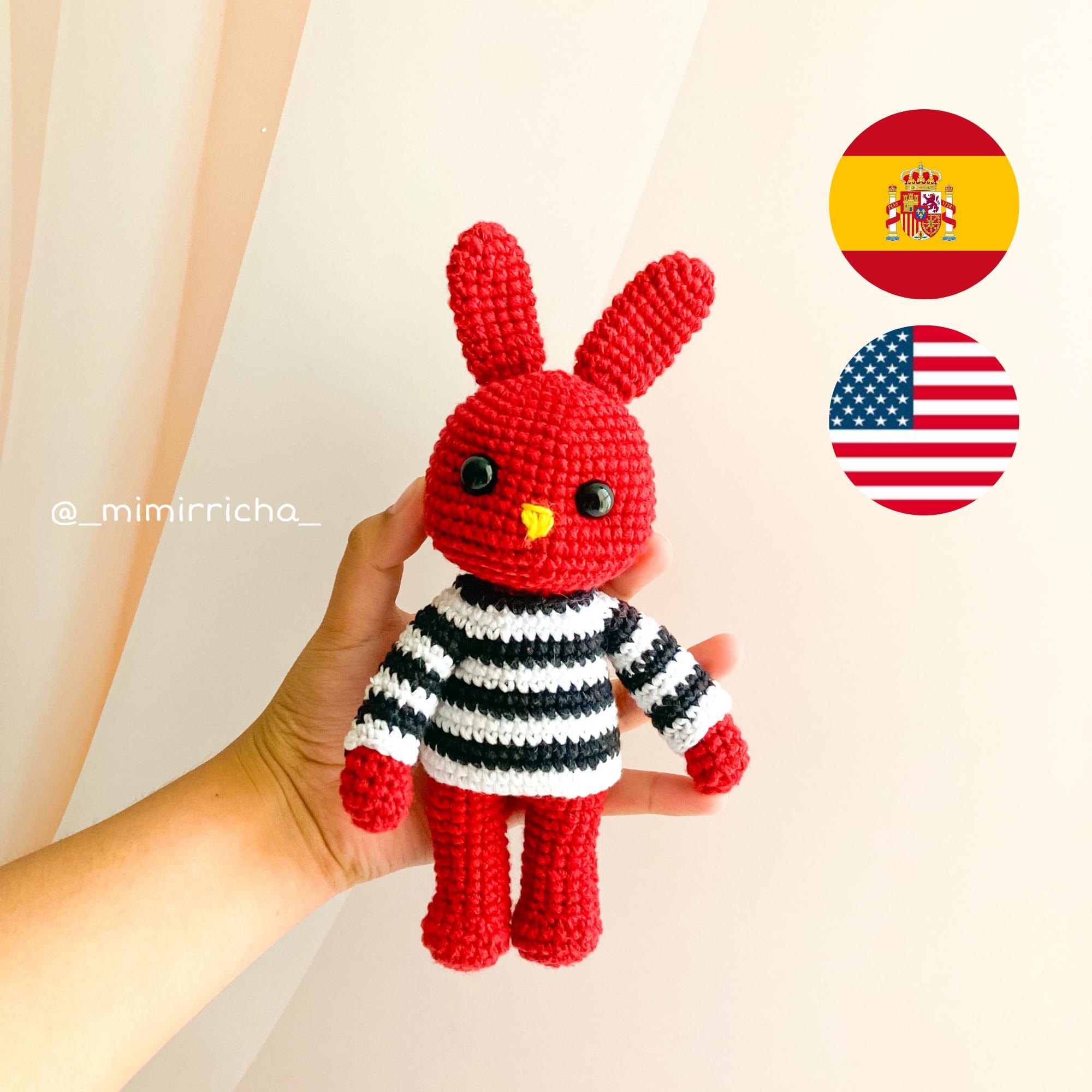 Reporter bunny amigurumi pattern pdf