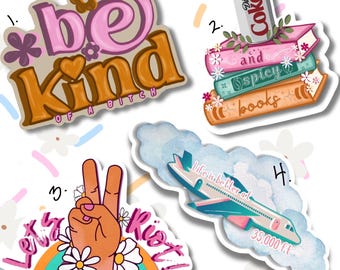 お好きなステッカー3枚を10.00ドルで！防水＆ホログラム加工！お好みのカスタマイズをお知らせください！