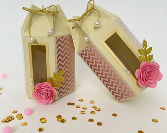 Template box hexagonal