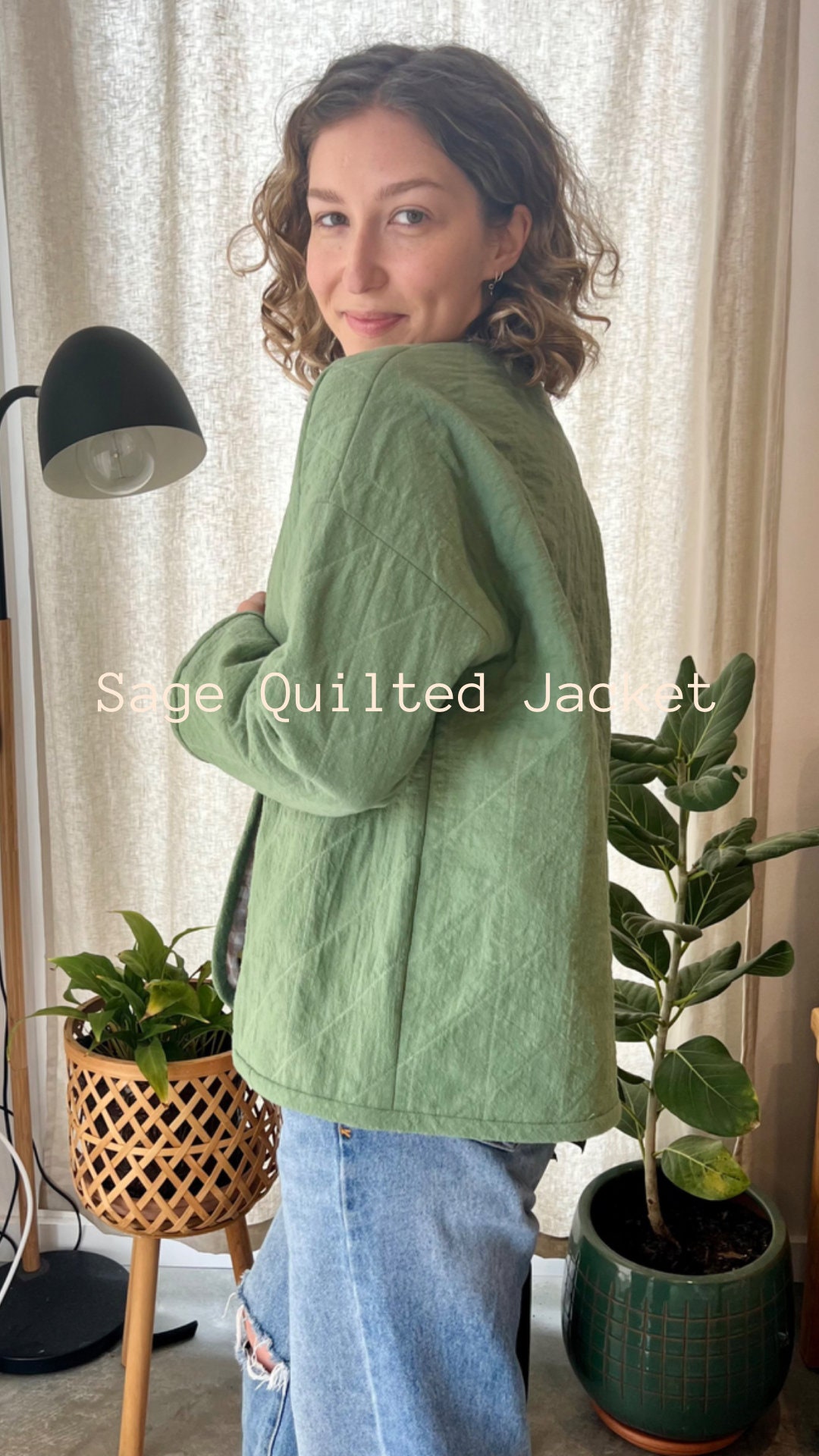 Sage Jacket PDF Sewing Pattern (sizes 4-24), Quilted Jacket Sage Jacket PDF Sewing Pattern (sizes 4-24), Quilted Jacket
