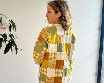 Sage Jacket PDF Sewing Pattern (sizes 4-24), Quilted Jacket