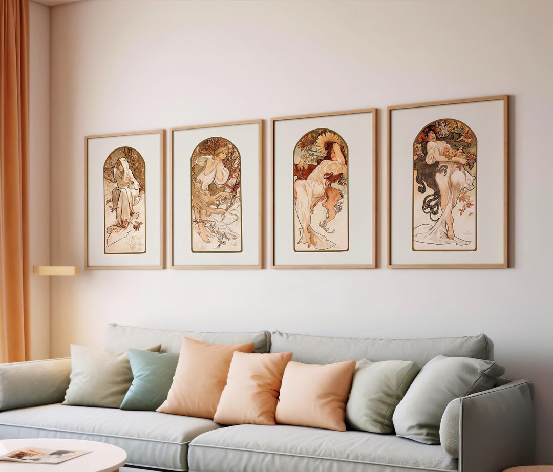 Elevate Your Space Inspiring Wall Art Paintings 4 Art Set Of Digital