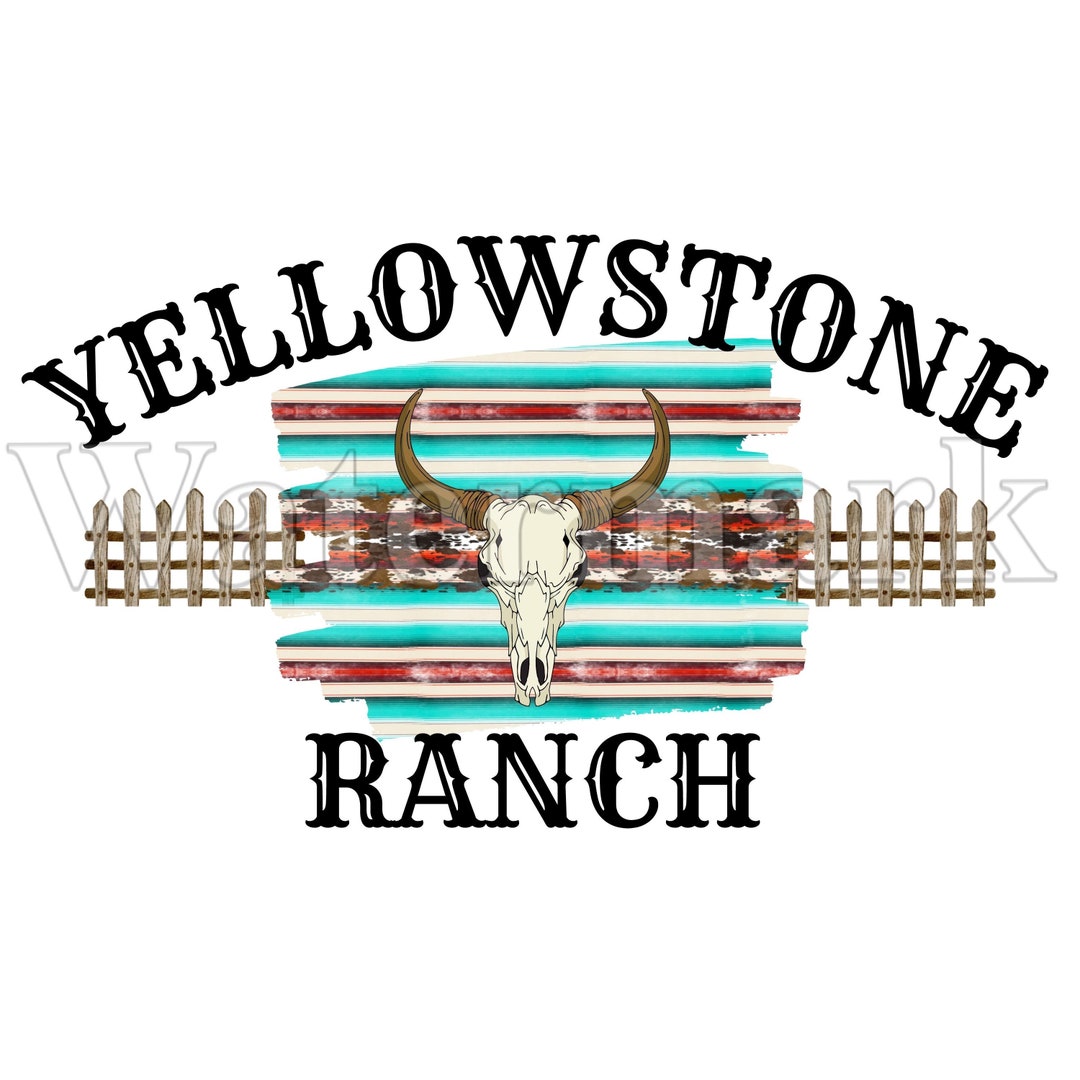 Yellowstone Montana Ranch SVG PNG JPEG Design Digital Instant Etsy