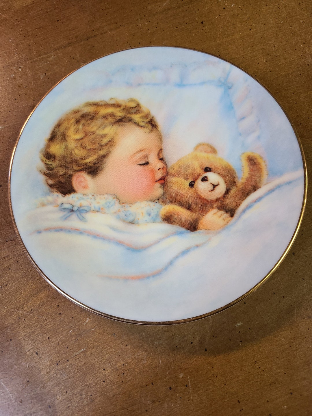 1992 Avon Keepsake Baby Plate Etsy