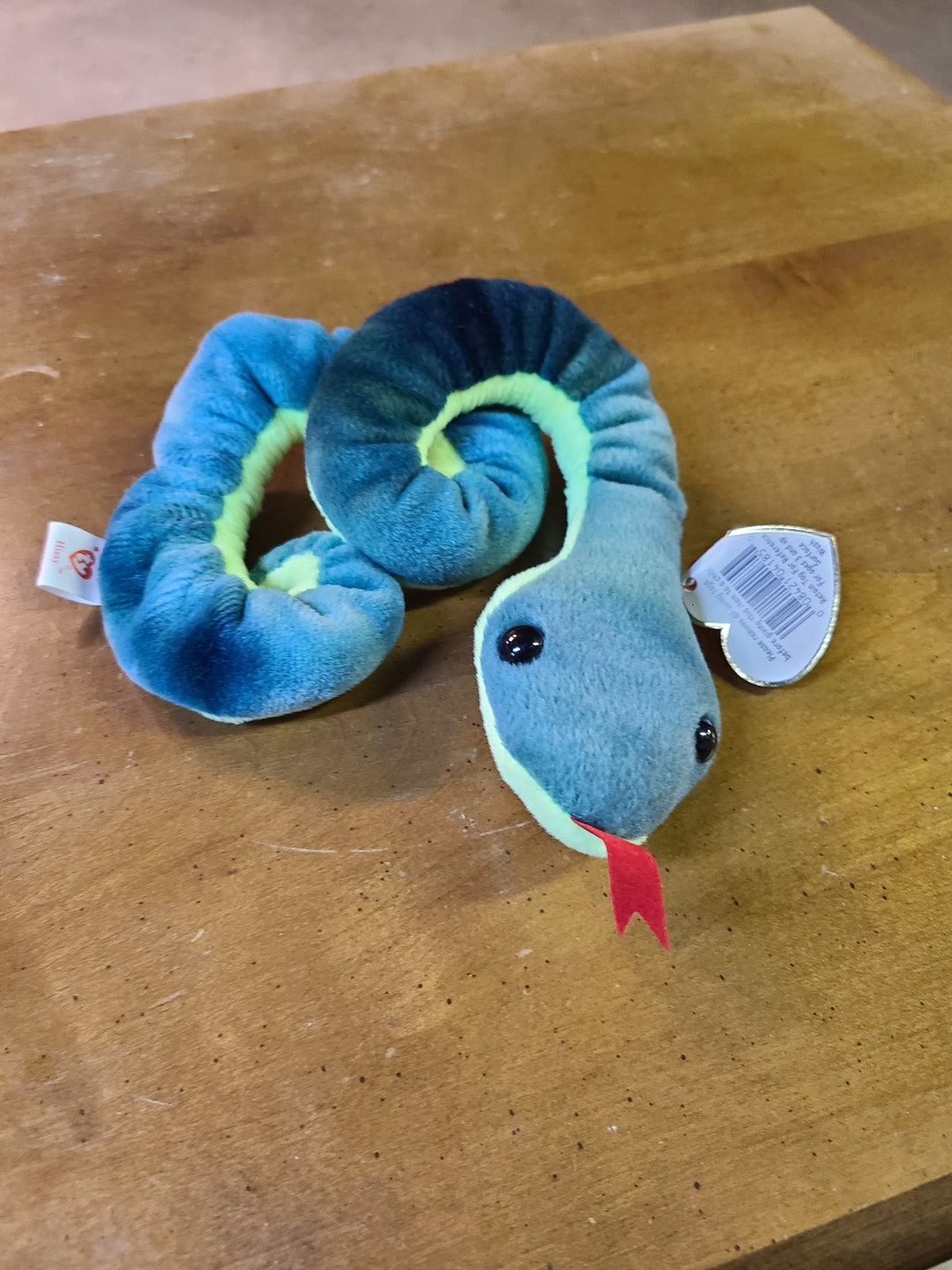 TY 1997 Hissy the Snake Beanie Baby Etsy