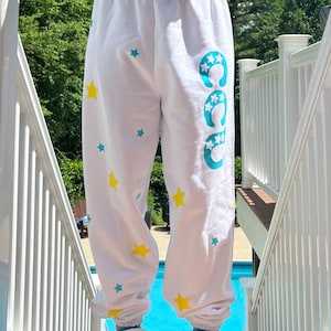 Fully Custom Sweatpants, University College Apparel, Personalized Merch, Star Sweatpants