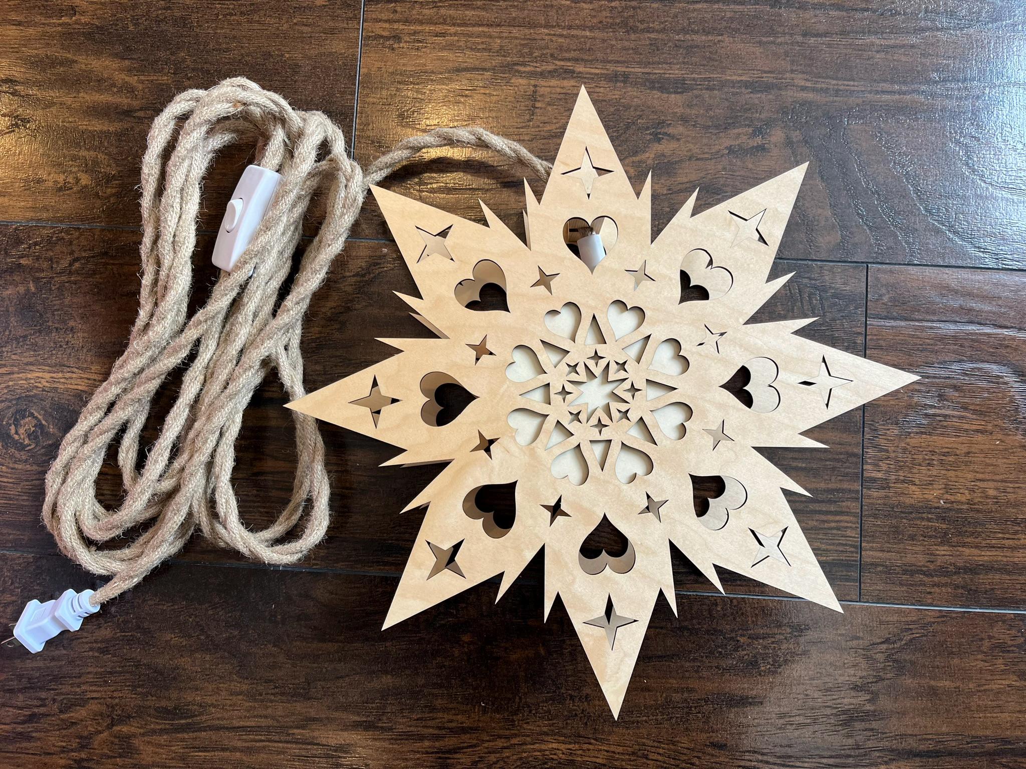 Scandinavian Welcome Light, Koselig Star Lamp, Swedish Advent Star