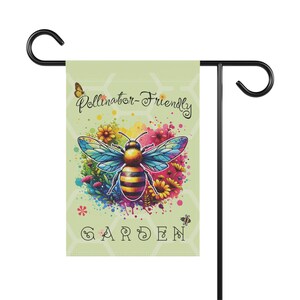Pollinator Friendly Garden Flag (pole Not Included), 12